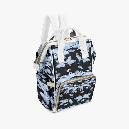 Butterfly Effect In Blue Diaper Backpack