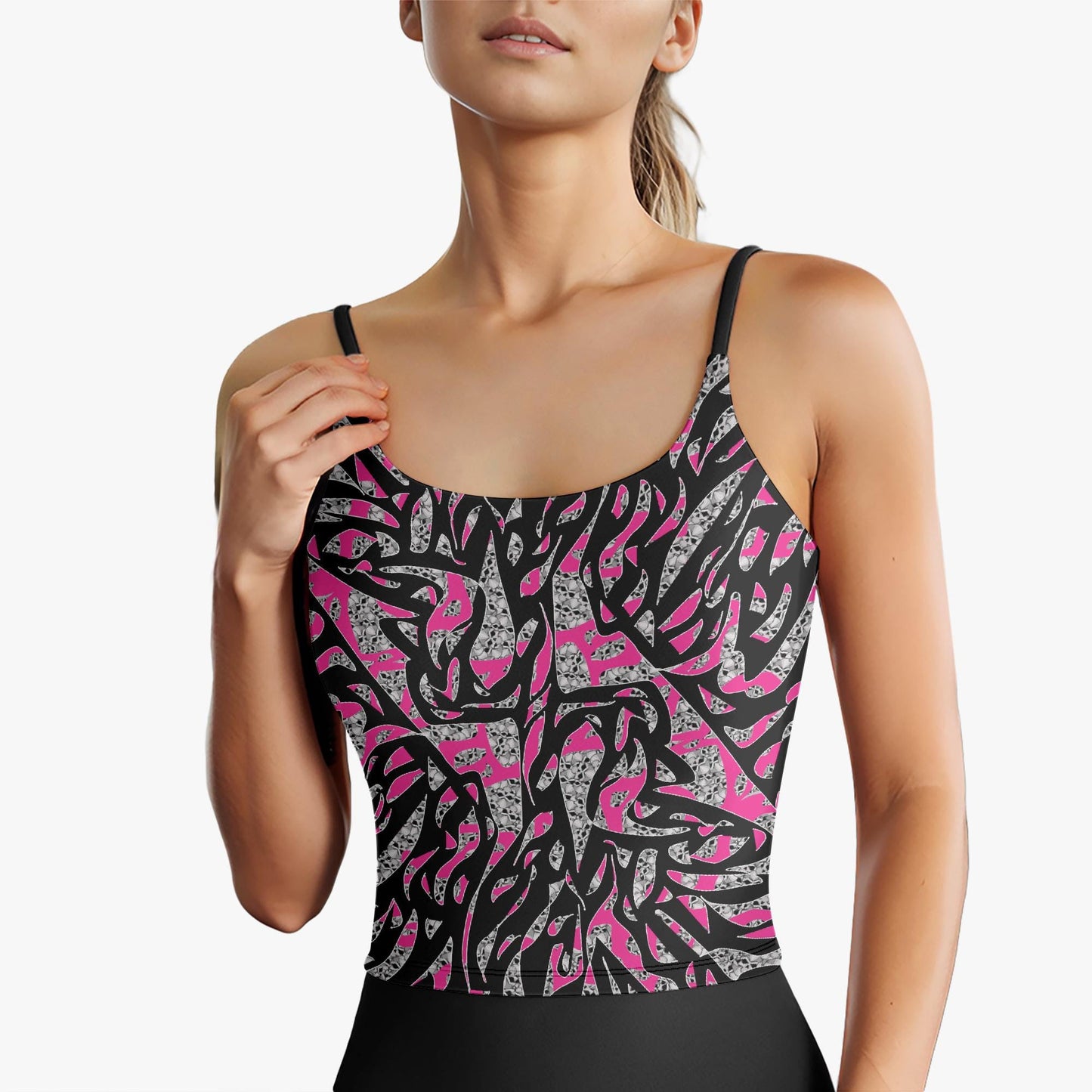 Skullfetti Sleeveless Yoga Tops