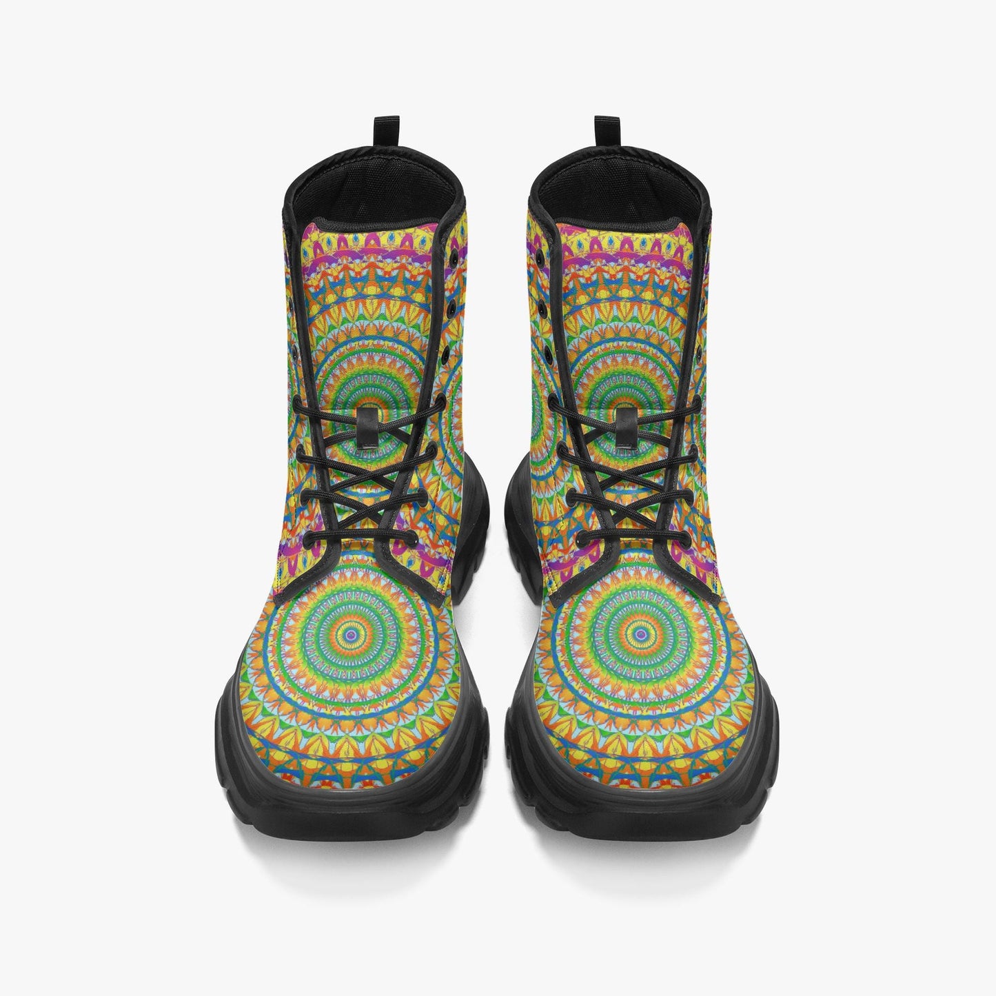 Heavenly Stylish Casual Leather Chunky Boots