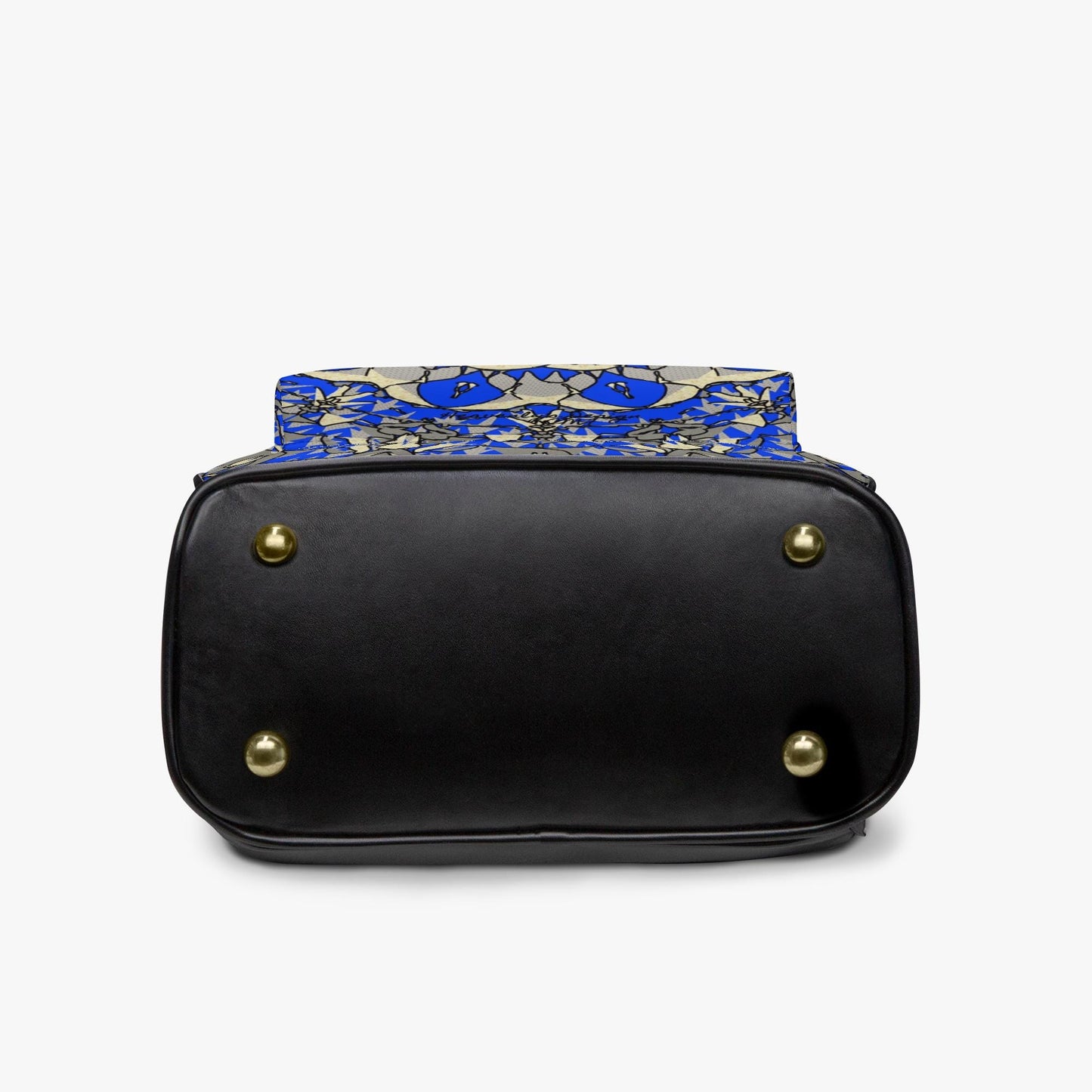 Blue Breeze All Over Printed PU Backpack