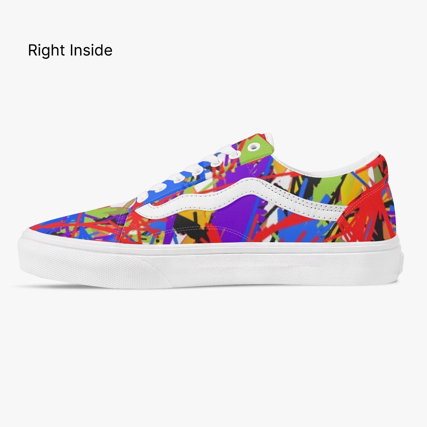 Splash Out Trendy Low-Top Canvas Sneakers