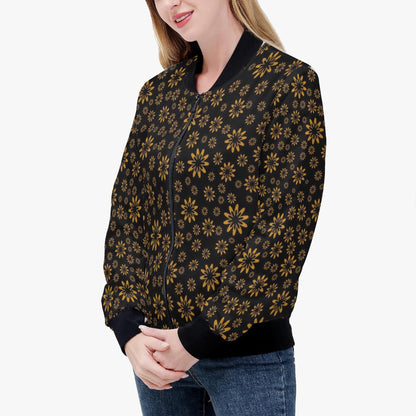 Flower Boomtelyah Women's Bomber Jacket