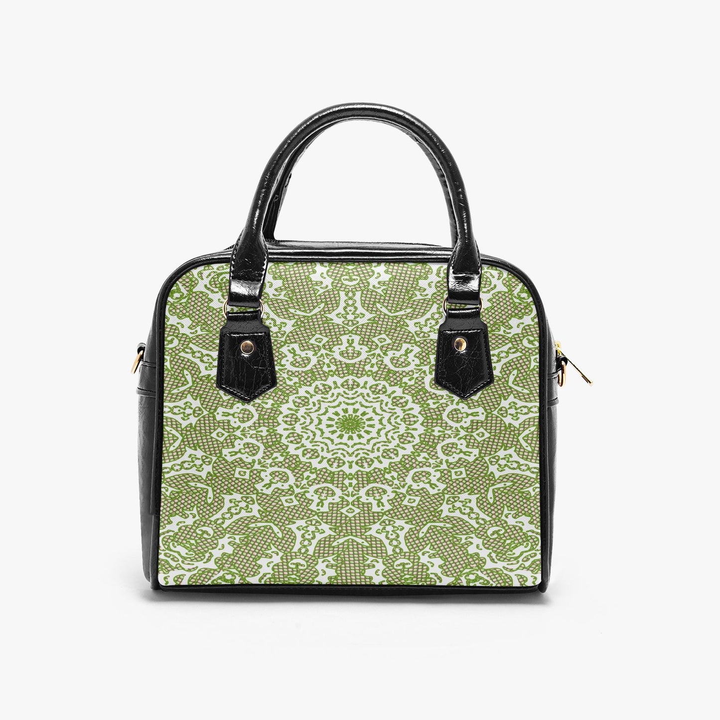 Green Sensation Casual Leather Saddle Bag