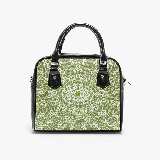 Green Sensation Casual Leather Saddle Bag
