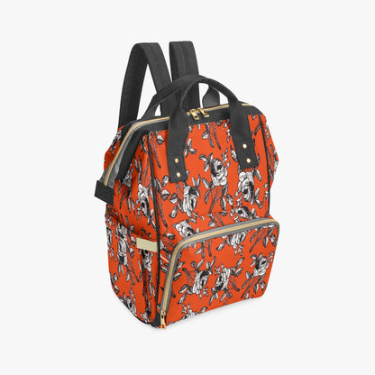 Roses In Orange Baby Momaz Diaper Backpack