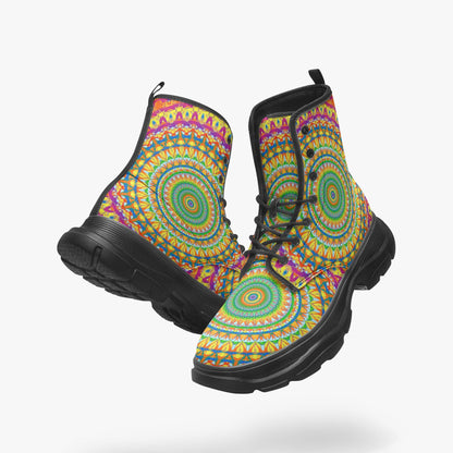 Heavenly Stylish Casual Leather Chunky Boots