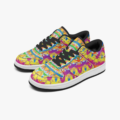 Heavenly Stylish Low-Top Leather Sneakers