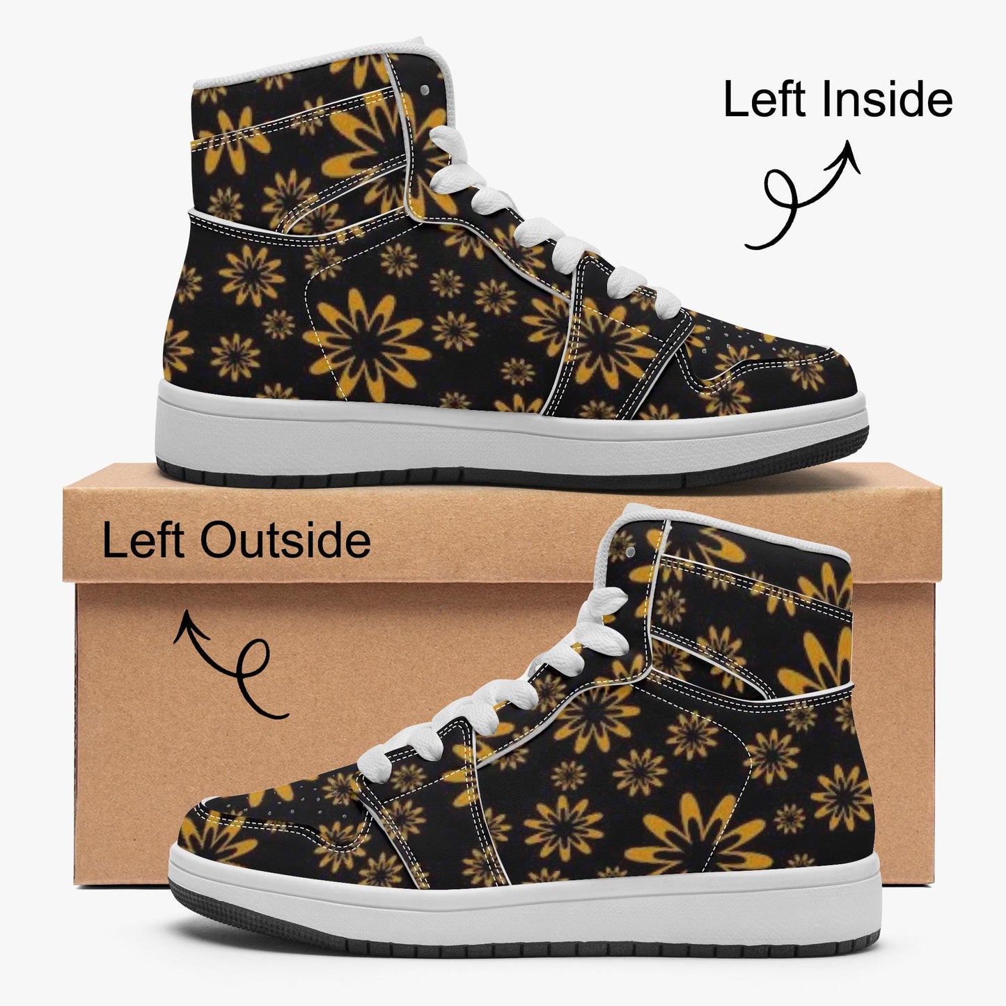 Flower Boomtelyah AJ Child High-top Shoes