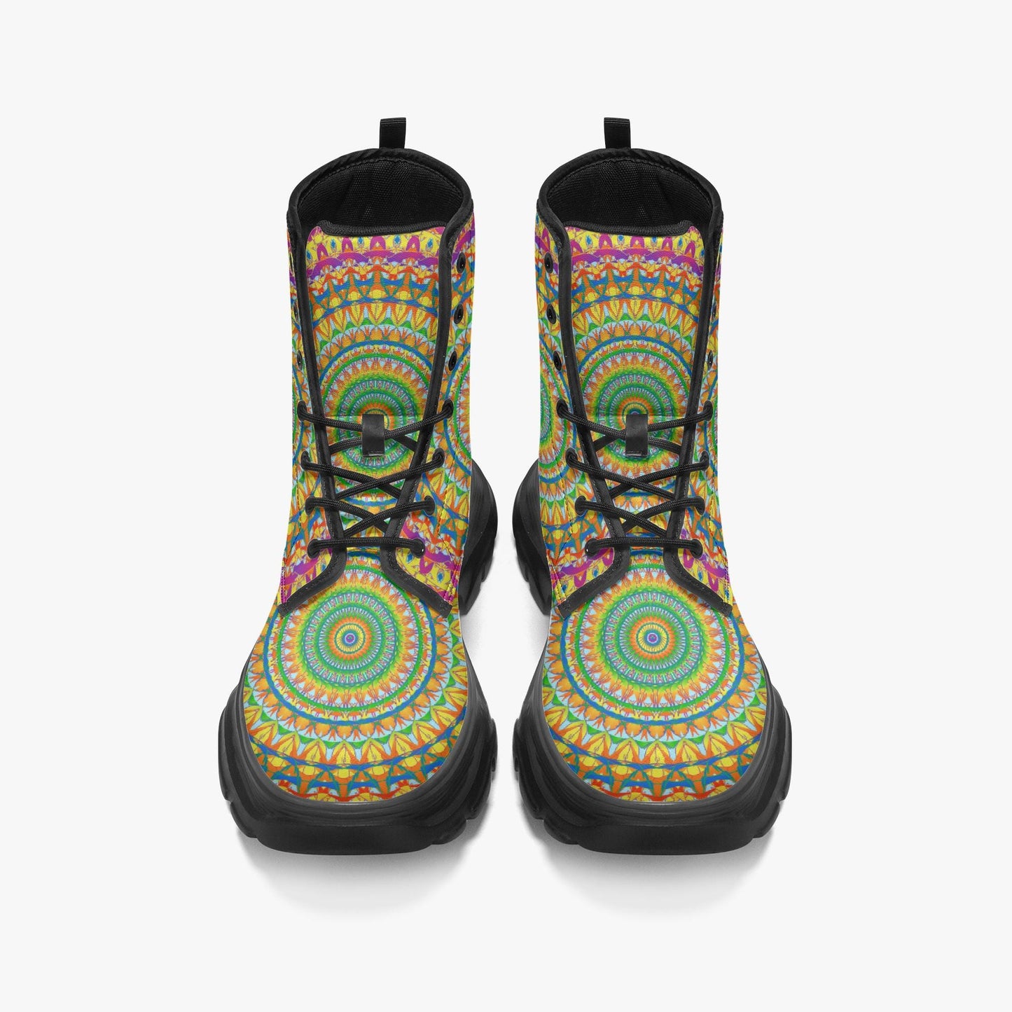 Heavenly Stylish Casual Leather Chunky Boots