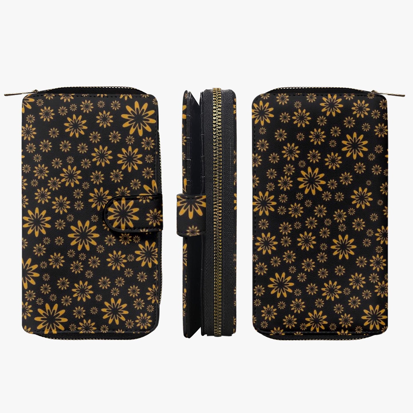 Flower Boomtelyah Long Flap Wallet