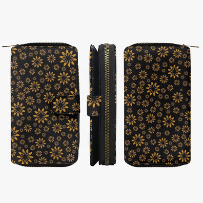 Flower Boomtelyah Long Flap Wallet