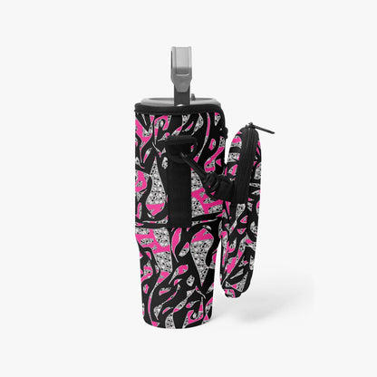 Skullfeti Tumbler Sleeve with Phone Holder