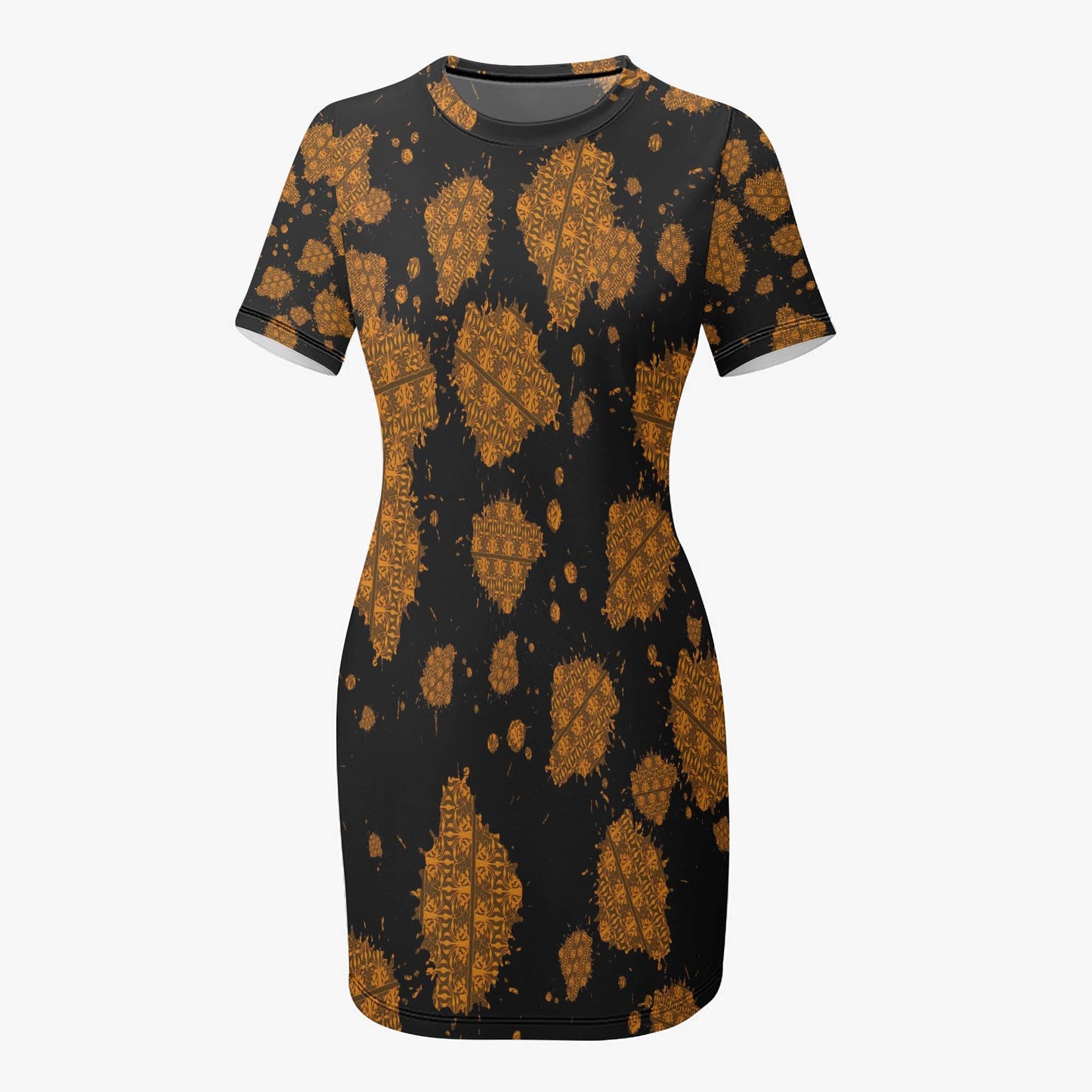 Meteor Shower Slim-fit Short-sleeved Dress