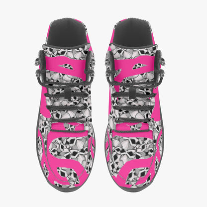 Skulls In Pink Unisex Classic Boots