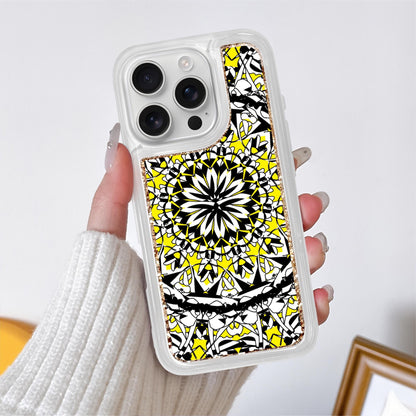 Flower Bloom In Yellow iPhone 16 Series Liquid Clear Cases