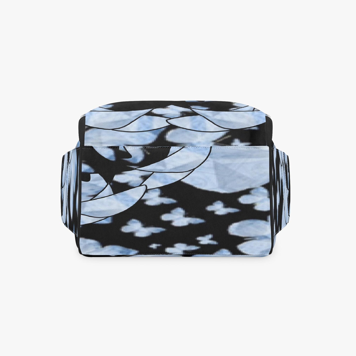 Butterfly Effect In Blue Diaper Backpack