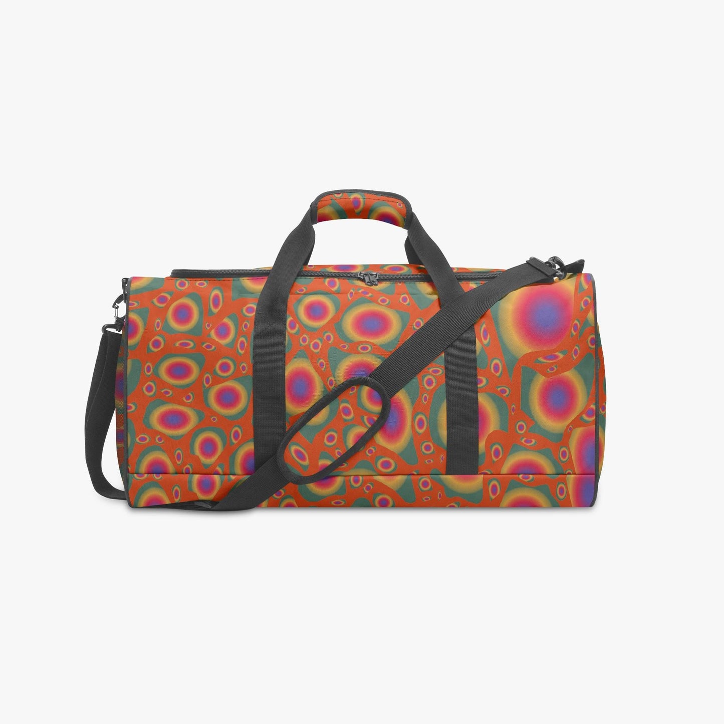 Orange Lava Duffel Bag