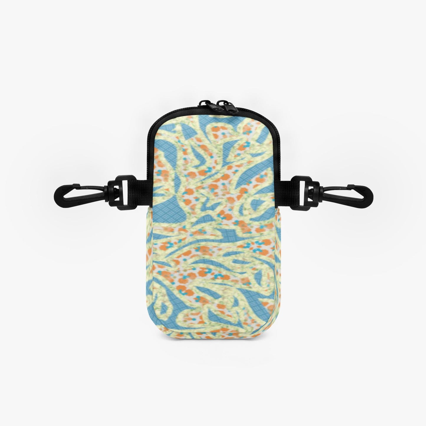 Green & Blue Lava Tumbler Sleeve with Phone Holder