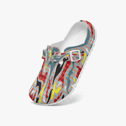 Vibrant Maze EVA Nurse Clogs