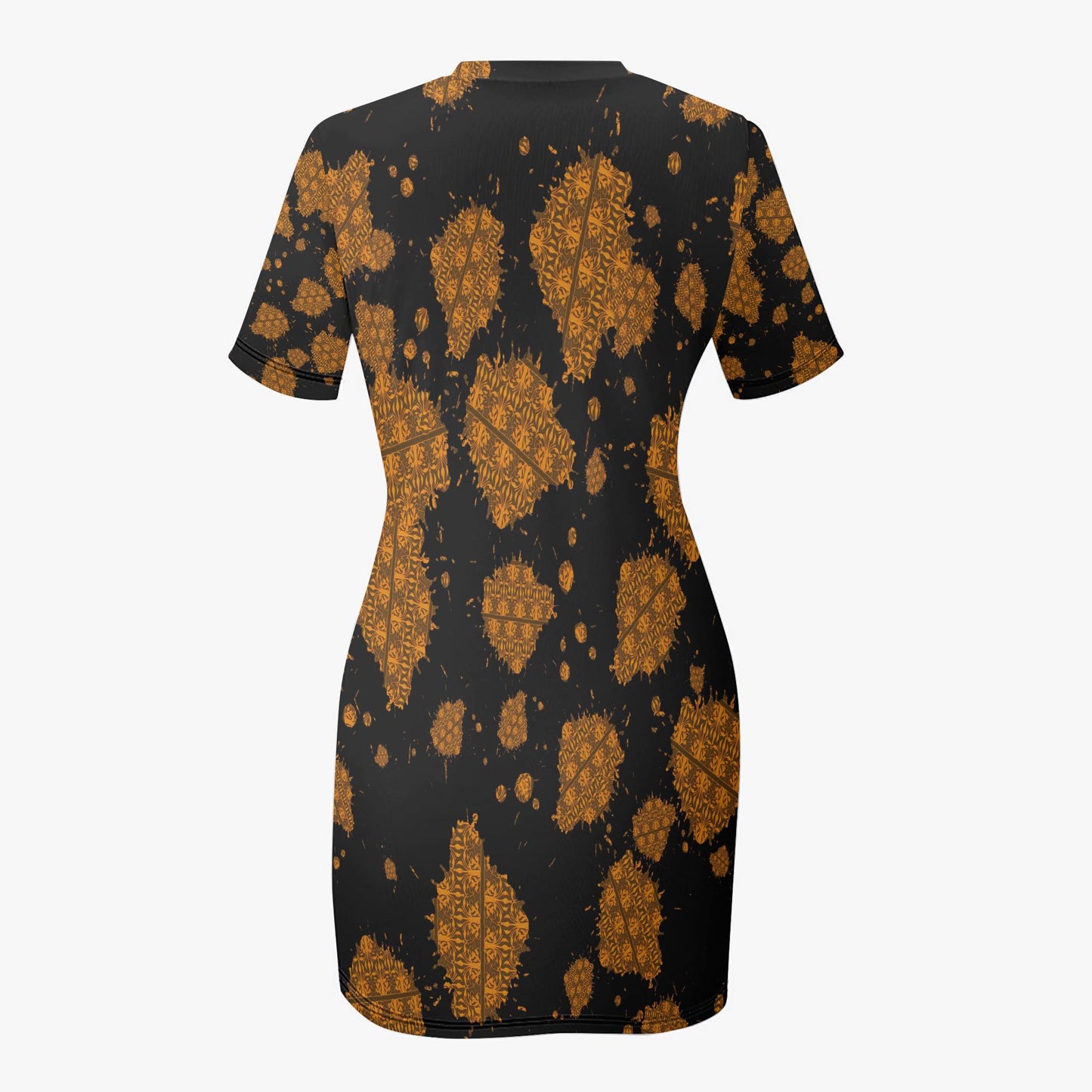 Meteor Shower Slim-fit Short-sleeved Dress