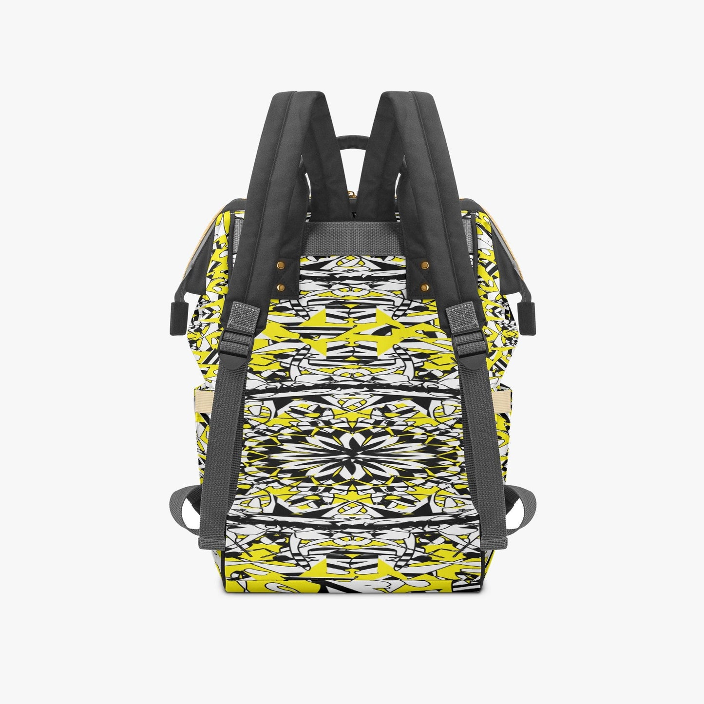 Flower Bloom In Yellow Baby Momaz Diaper Backpack