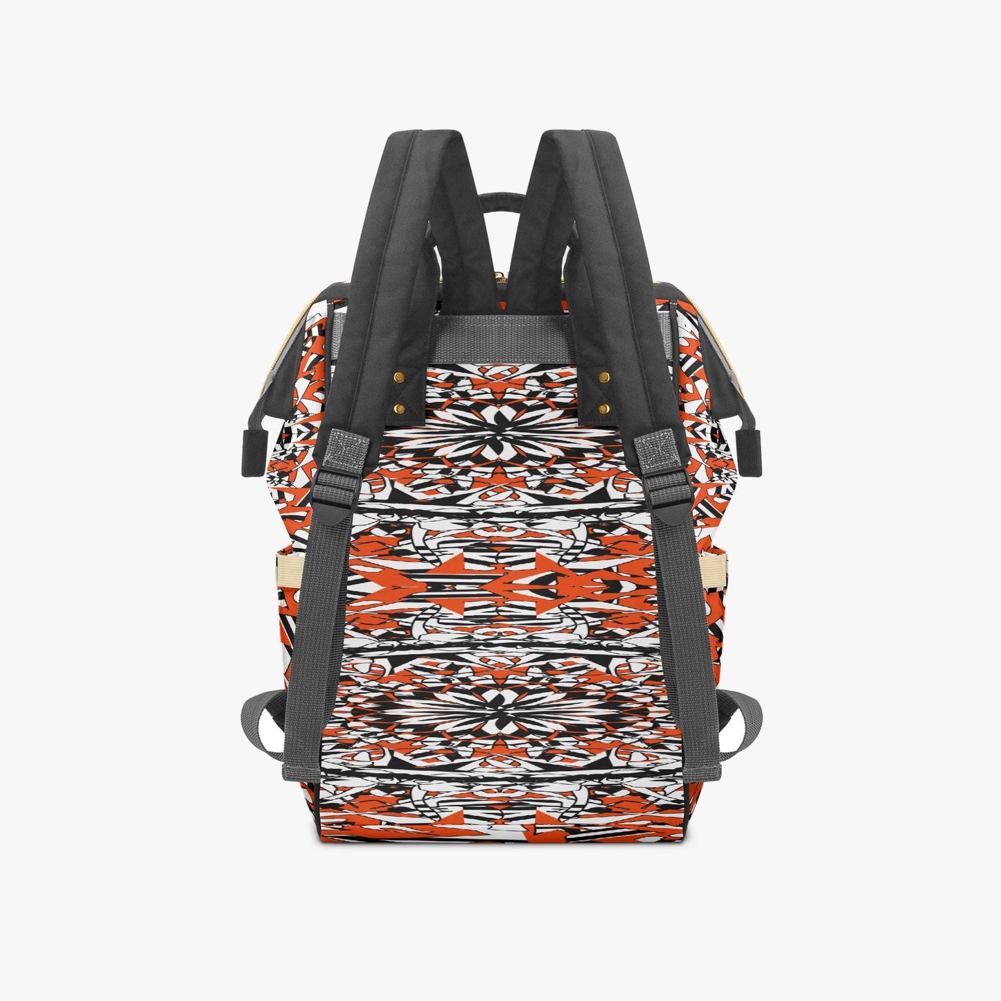 Flower Bloom In Orange Baby Momaz Diaper Backpack