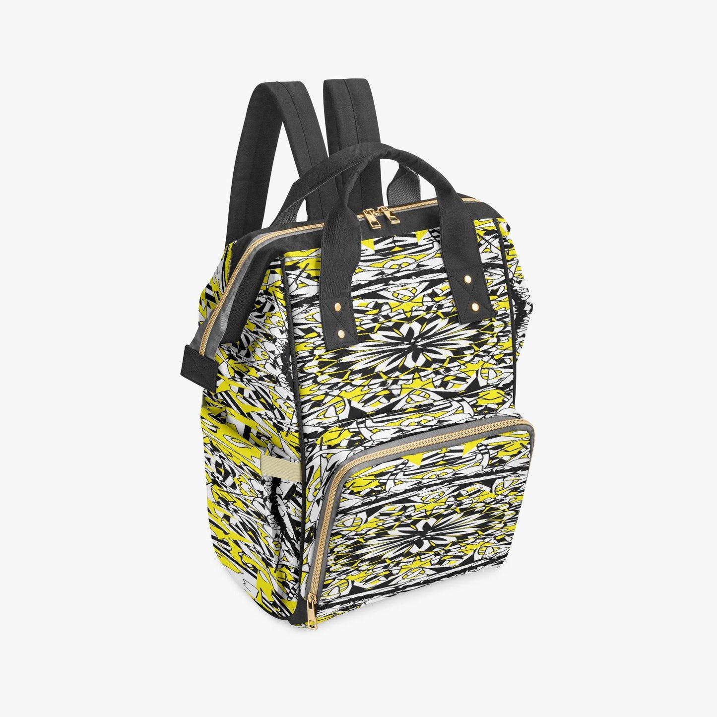 Flower Bloom In Yellow Baby Momaz Diaper Backpack