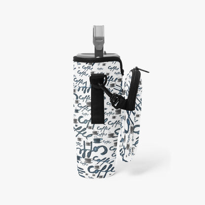 Coffee Tumbler Sleeve with Phone Holder