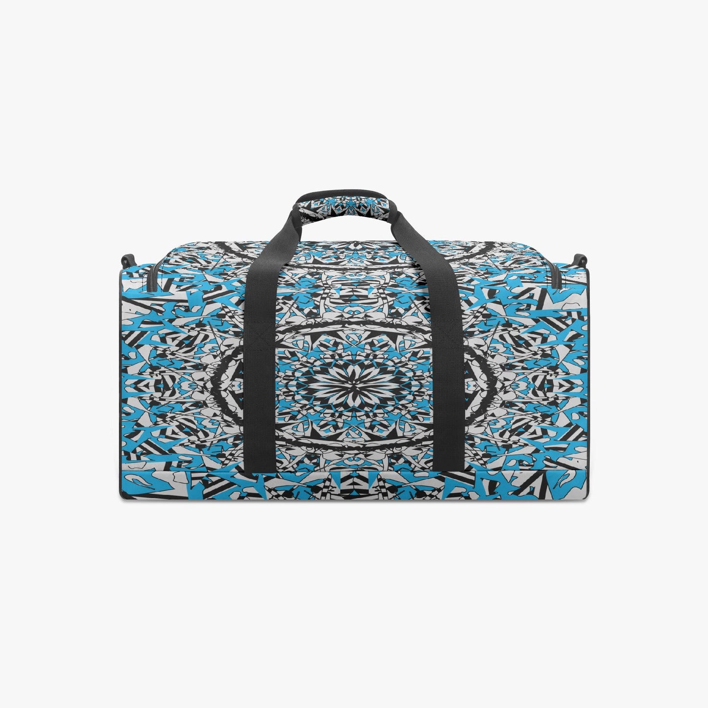 Flower Bloom In Blue Duffel Bag