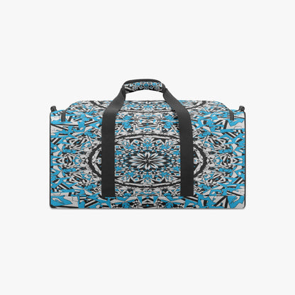 Flower Bloom In Blue Duffel Bag