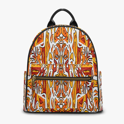 Heavenly Cross All Over Printed PU Backpack