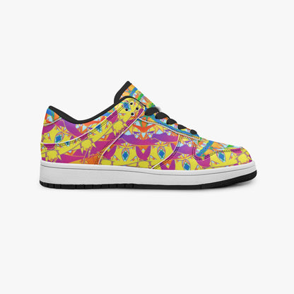 Heavenly Stylish Low-Top Leather Sneakers