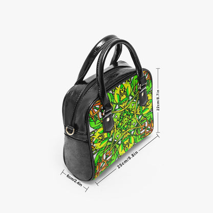 Hreavenly Treasure Casual Leather Saddle Bag