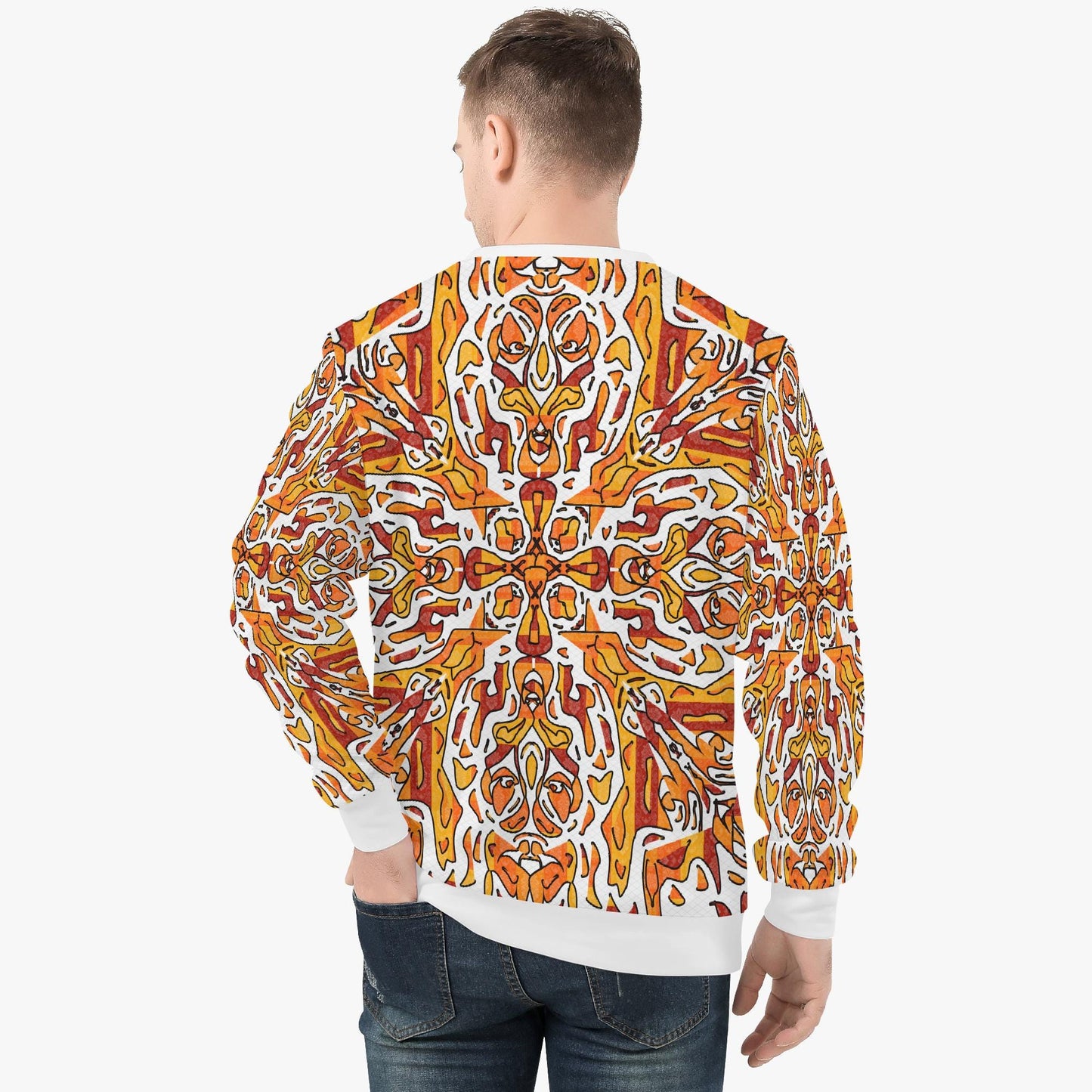 Heavenly Cross Men's Crewneck Sweatshirt