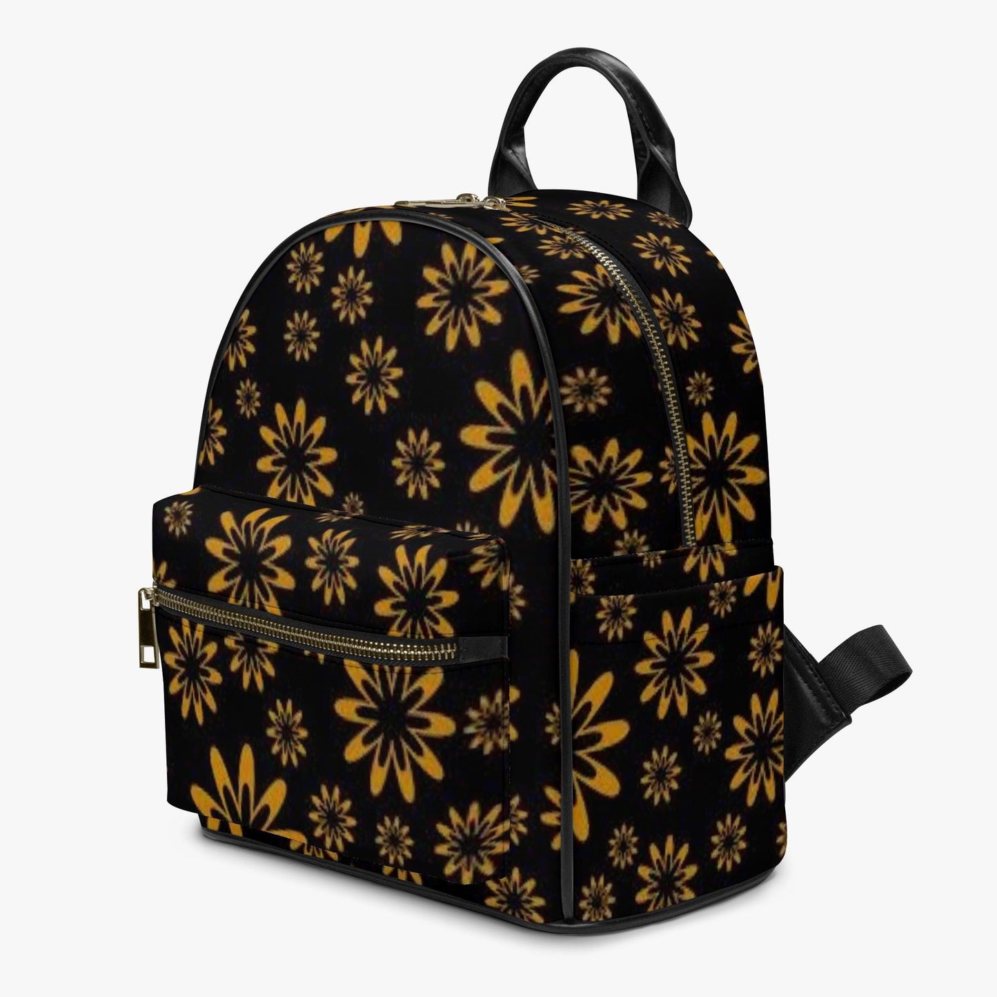 Flower Boomtelyah All Over Printed PU Backpack