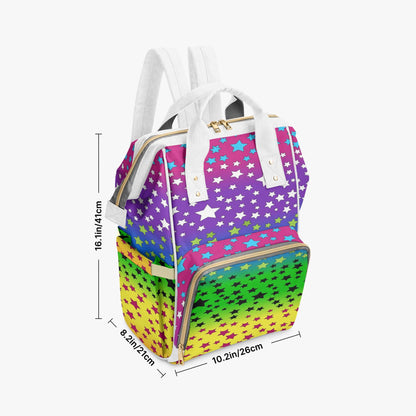 Stars In Rainbow Baby Momaz Diaper Backpack