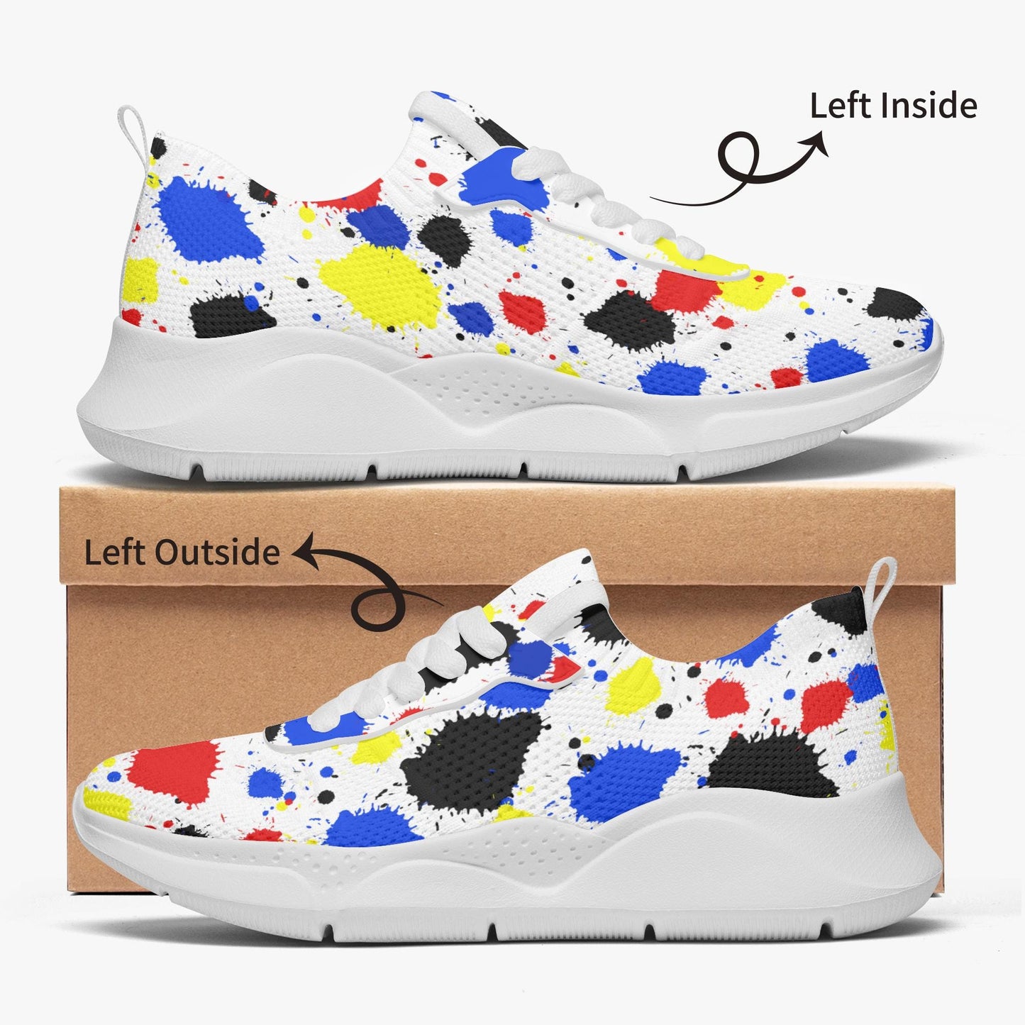 Paint Drip Women's Running Shoes