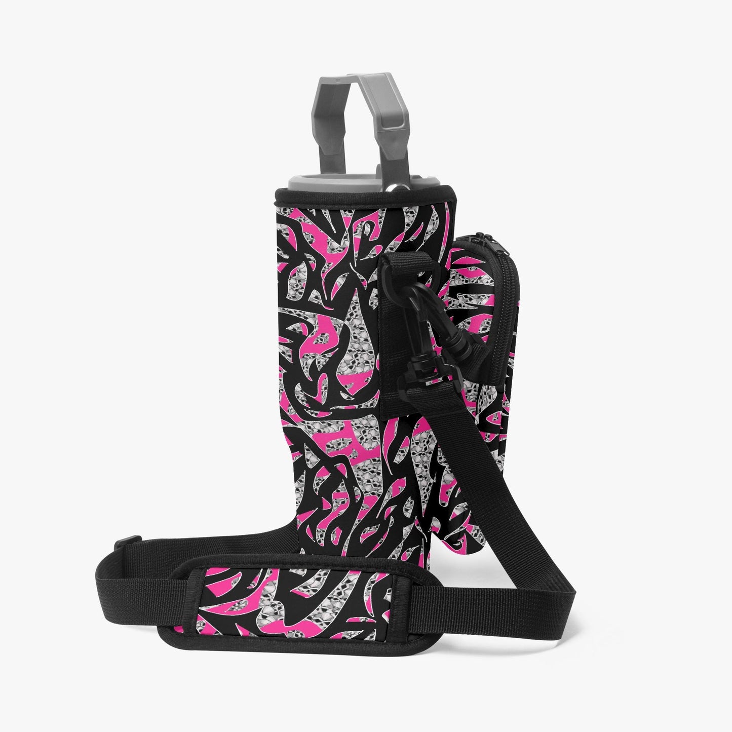 Skullfeti Tumbler Sleeve with Phone Holder