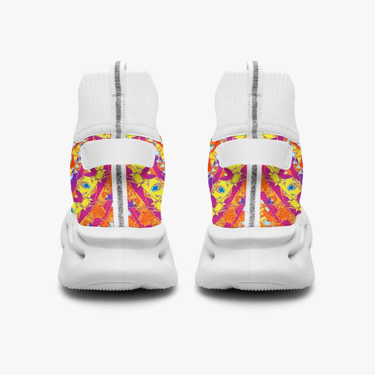 Heavenly Stylish High-top Bounce Mesh Knit Sneakers