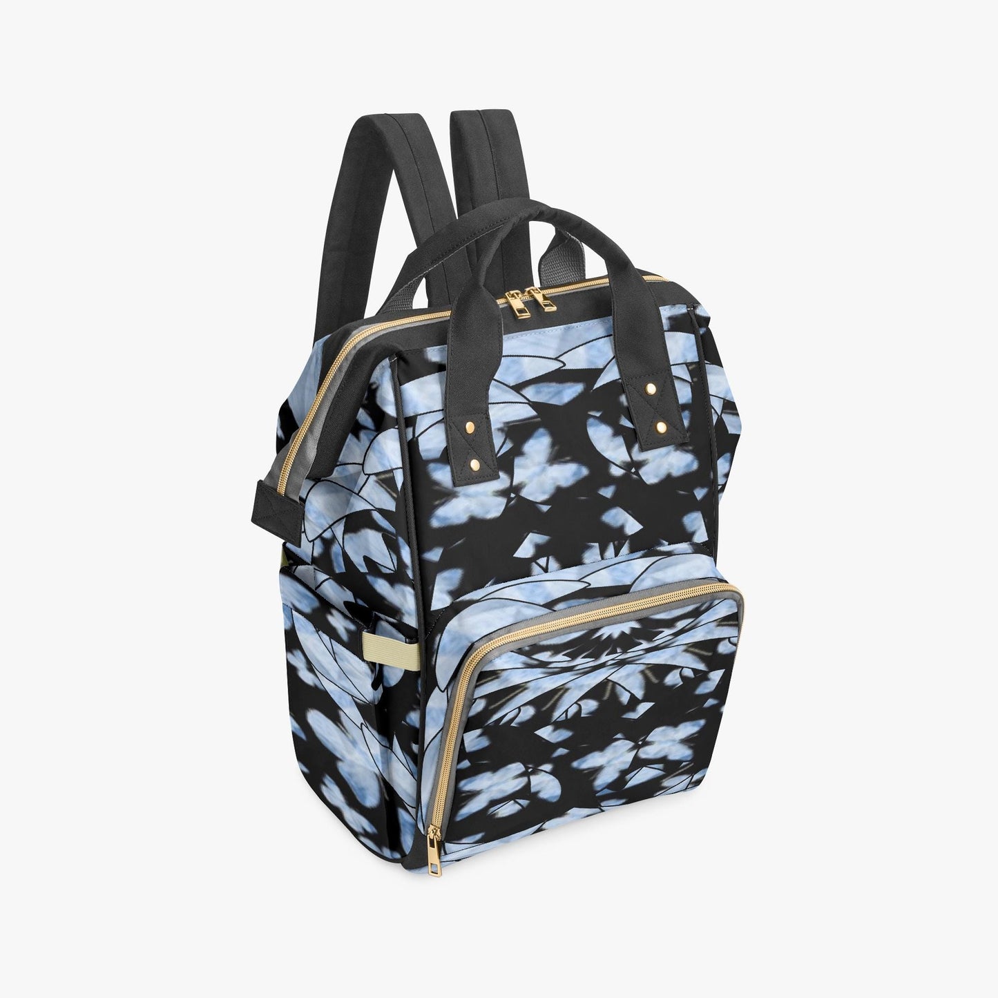 Butterfly Effect In Blue Diaper Backpack