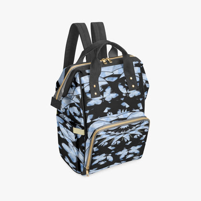 Butterfly Effect In Blue Diaper Backpack