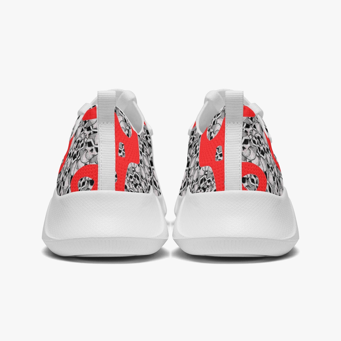 Skulls In Red Women's Running Shoes