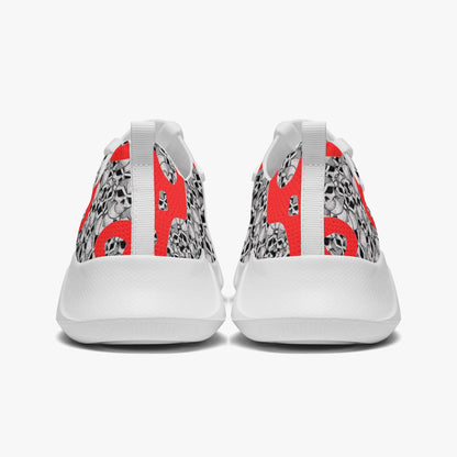 Skulls In Red Women's Running Shoes