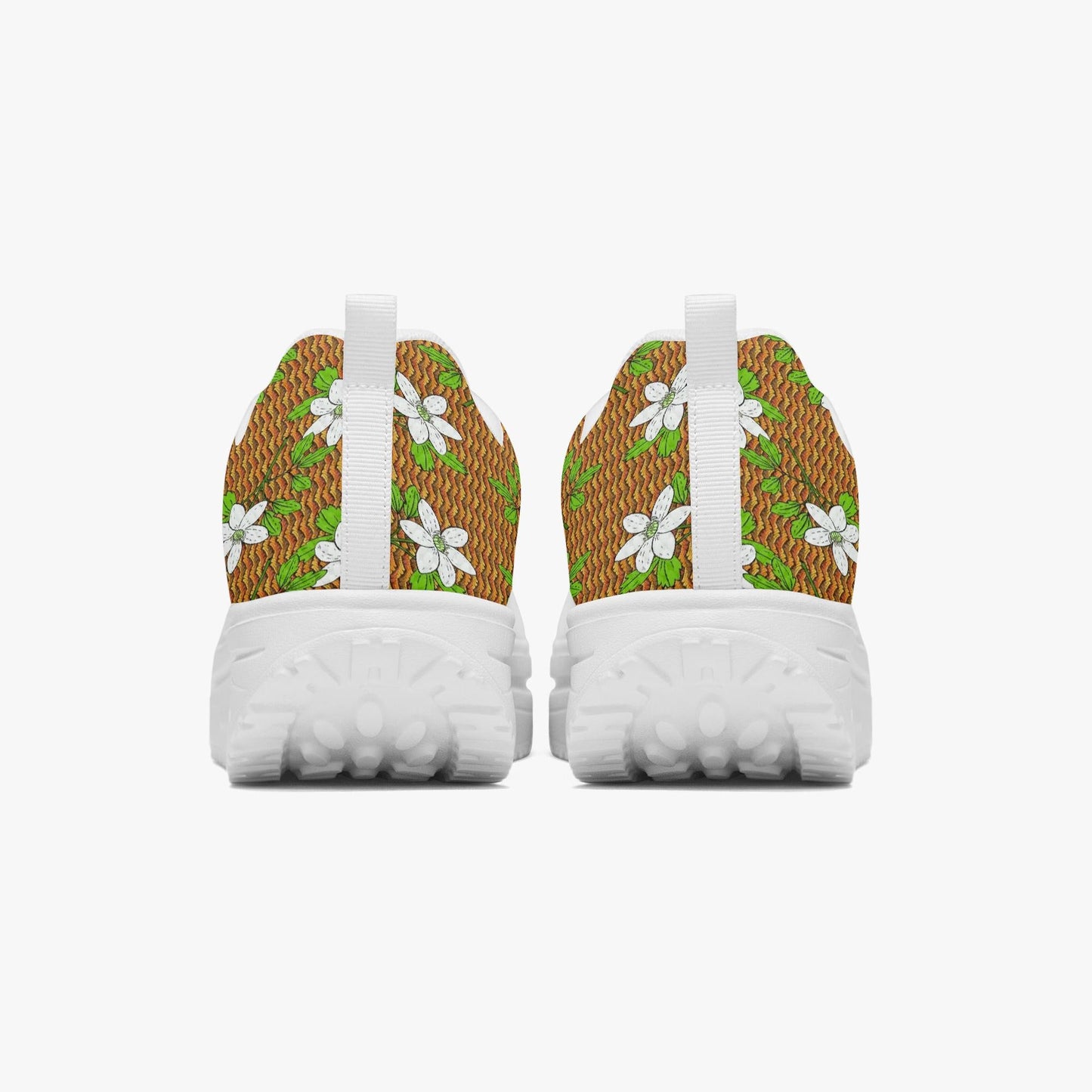 Floral Casual Women’s Mesh Rocking Shoes